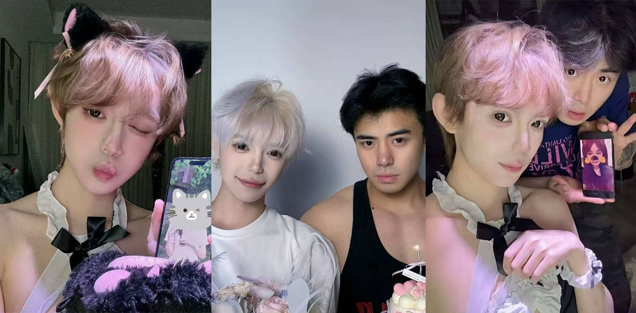 抖音60万粉TS网红【捷宝嗯嗯哒】被网红男友琛子怒锤私联睡粉选妃，激情聊天记录爆菊视频曝光